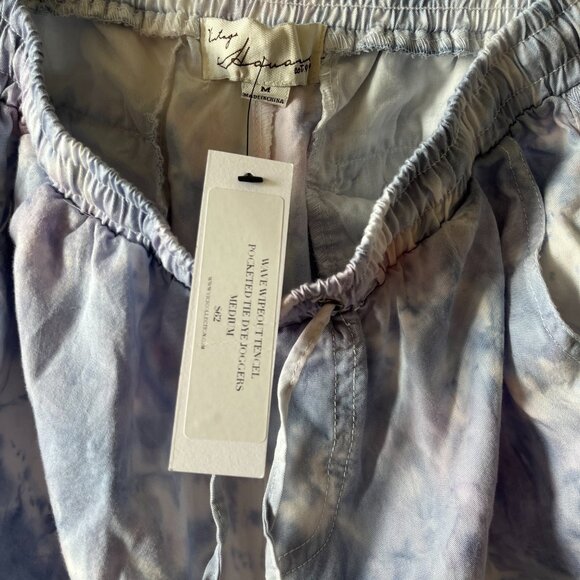 VICI Wave Wipeout Tencel Tie-Dye Joggers with Pockets Size Medium - Picture 3 of 8